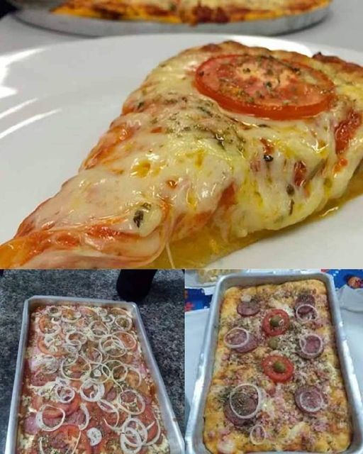 Pizza Liquidificador.