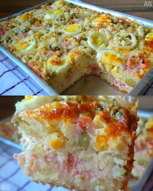 Torta Salgada de Liquidificador