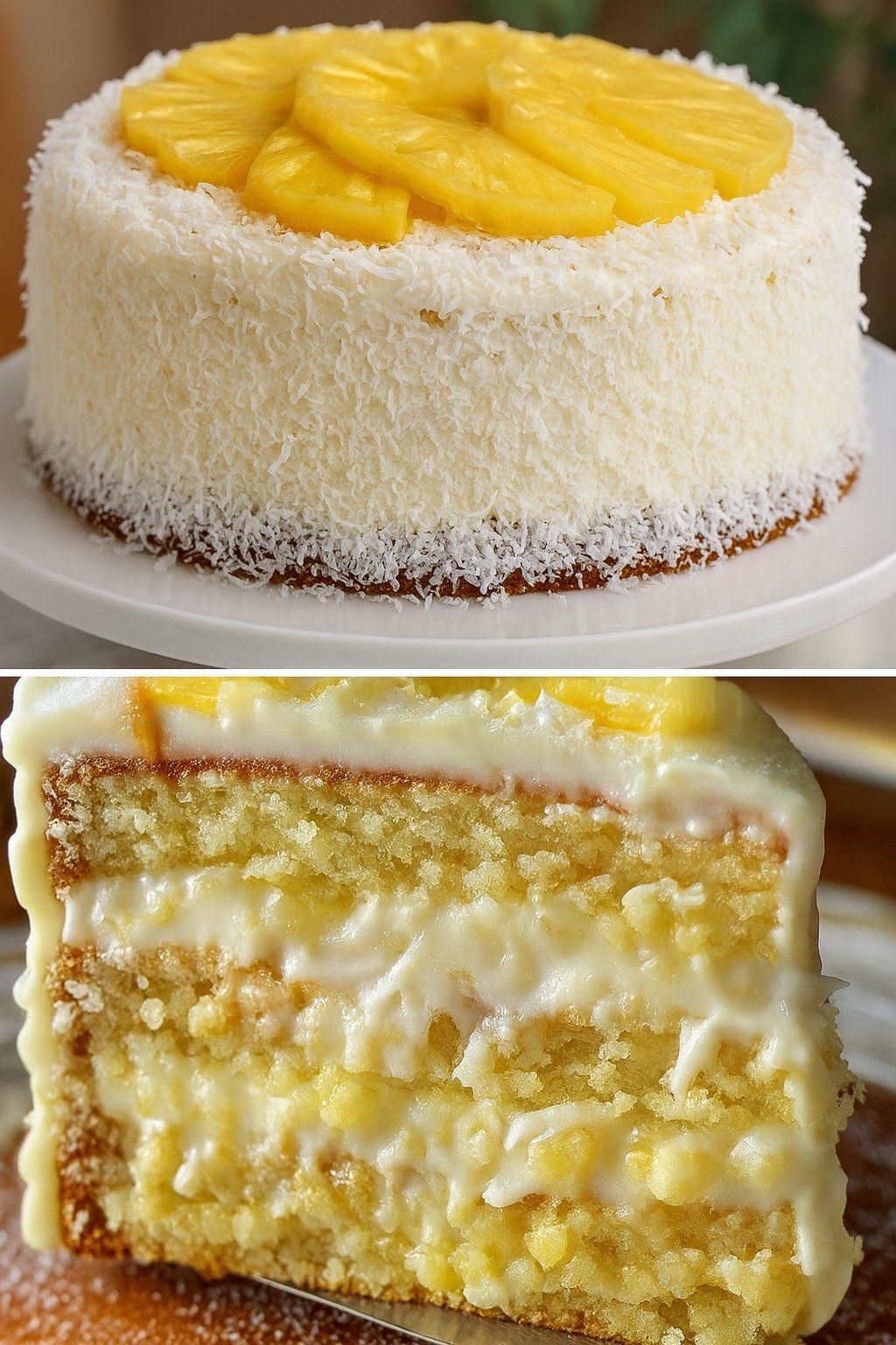 Bolo Trufado de Abacaxi