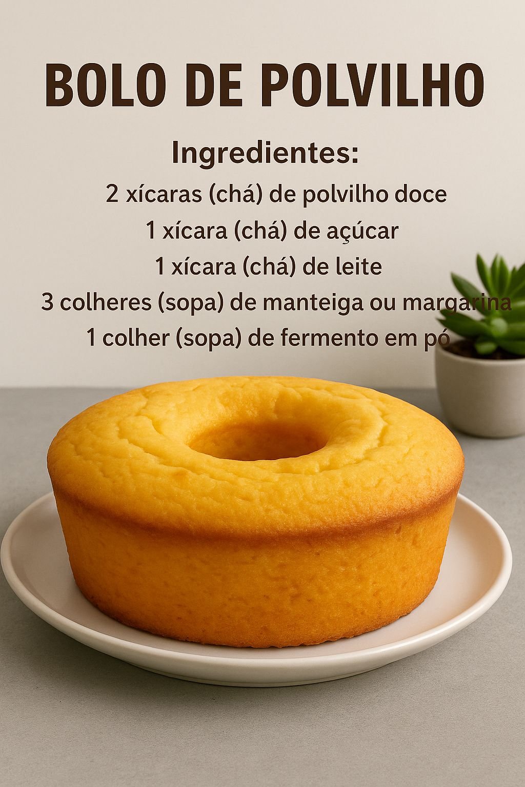 Bolo de Polvilho