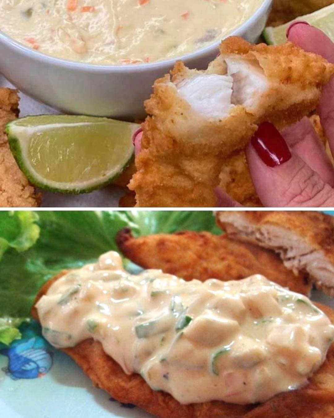 Molho para comer com peixe