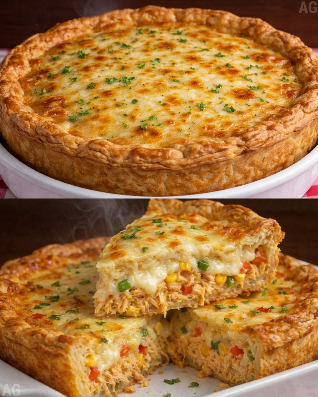 Torta de Frango de Liquidificador da Dona Ana